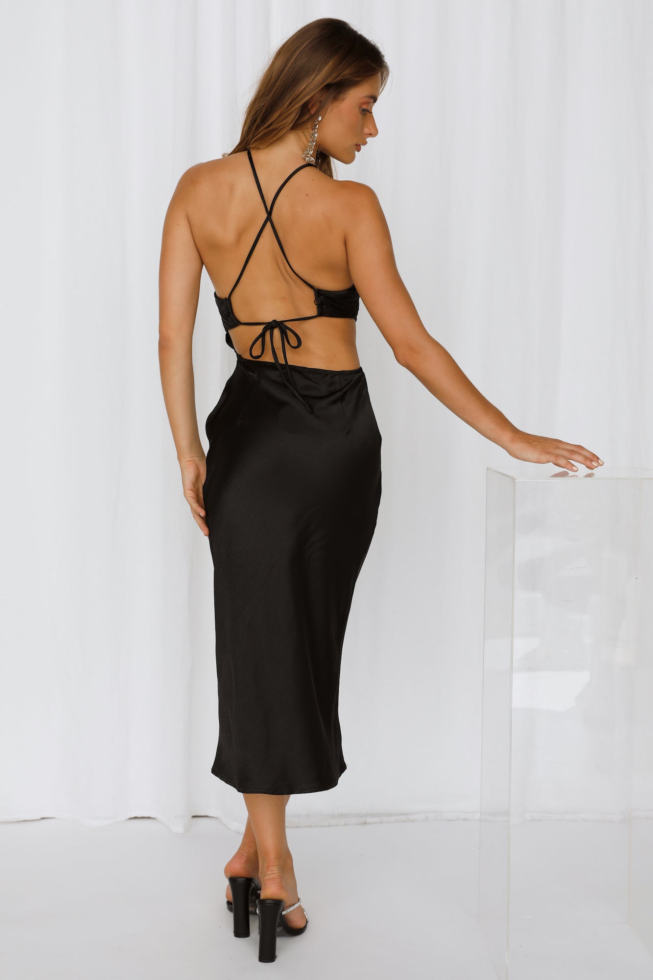 Limitless Living Midi Dress Black