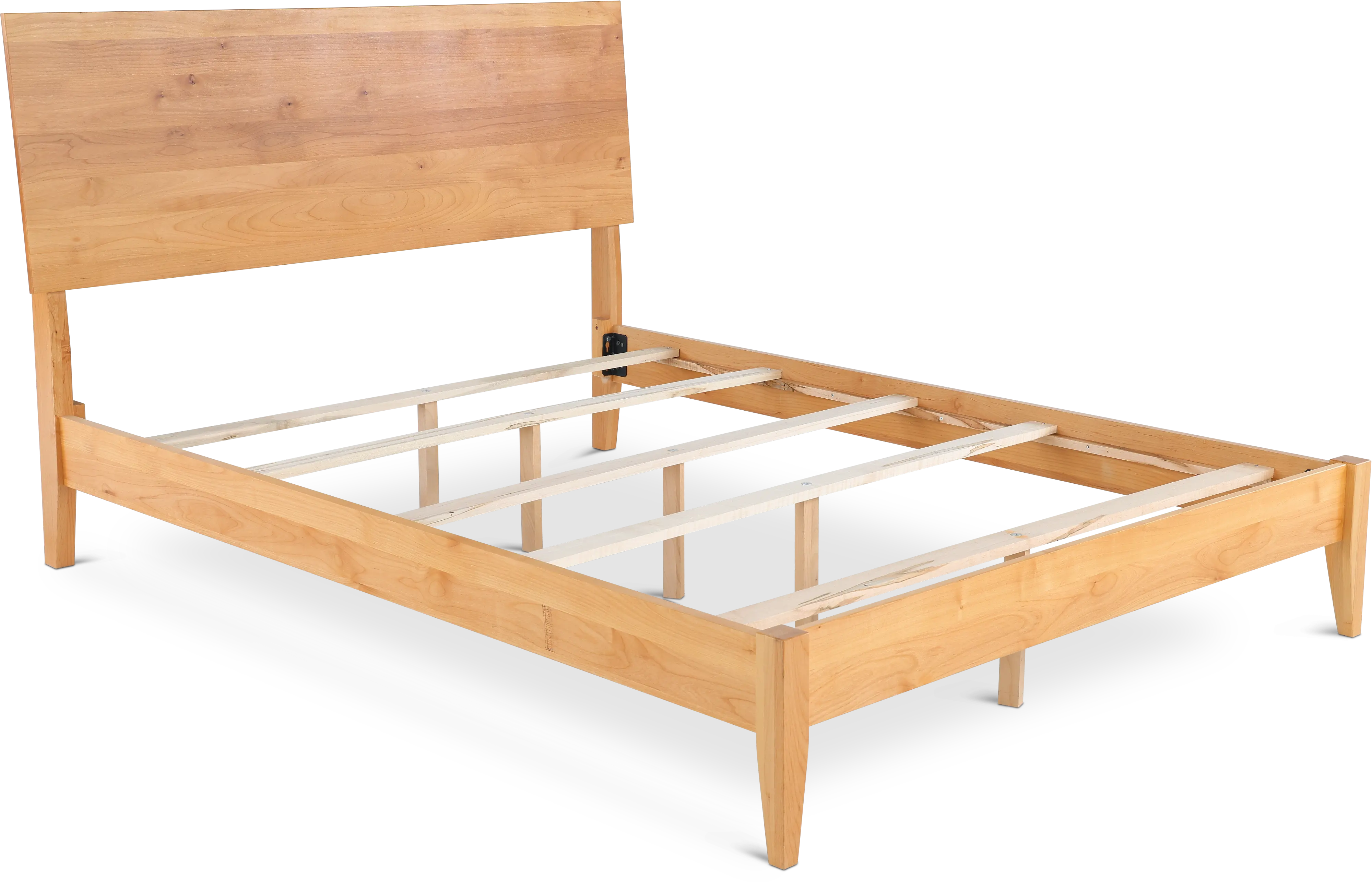 2 West Natural Queen Platform Bed