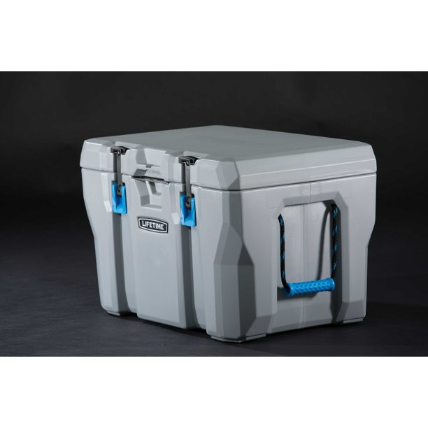 Lifetime 55 Qt High Performance Hard Sided Cooler - Grey， 90949