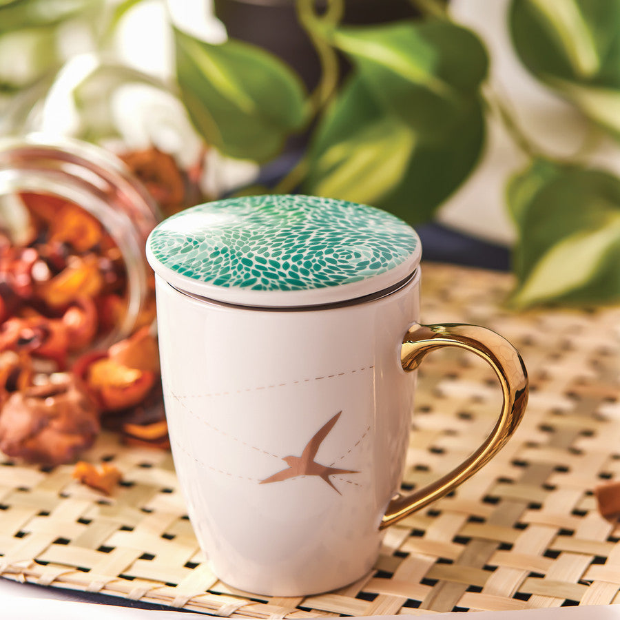 Karaca Swallow Lid Mug 153.03.06.4672