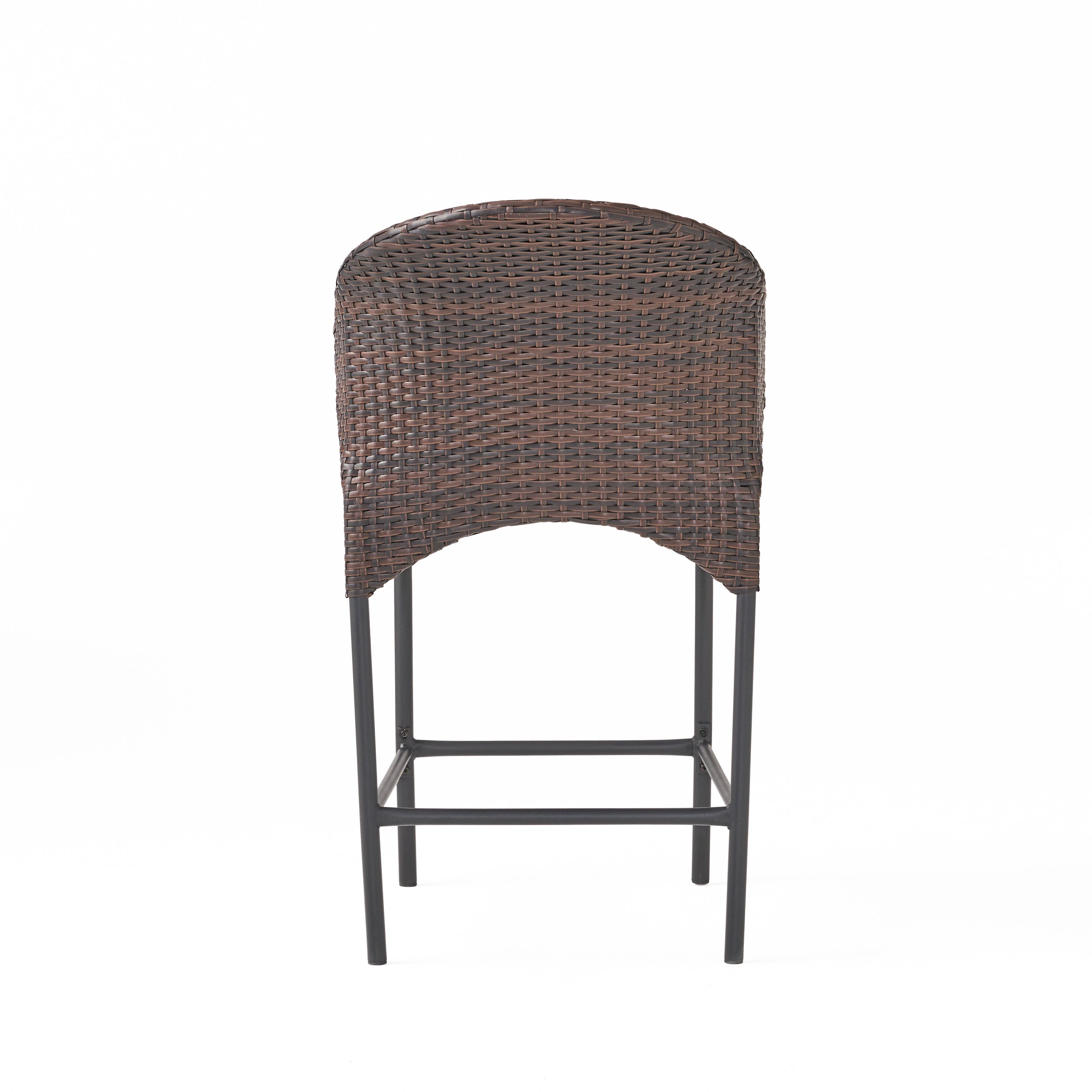 Bennett Multi-brown Wicker Counter Stool (Set of 4)