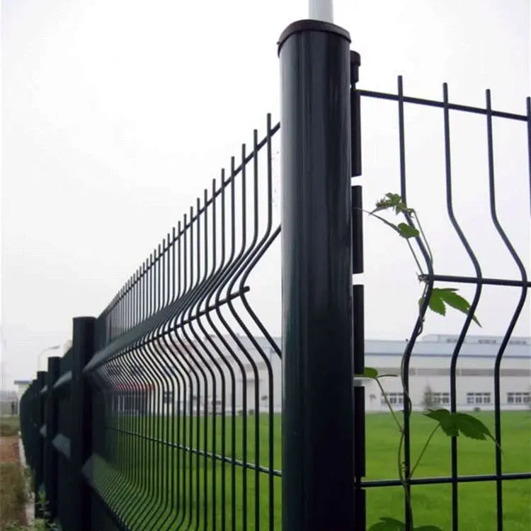 Fencing Garden Supplies Outdoor Metal Material 3D Bending Curved Welded Steel Wire Mesh Jardin Panel Fencing