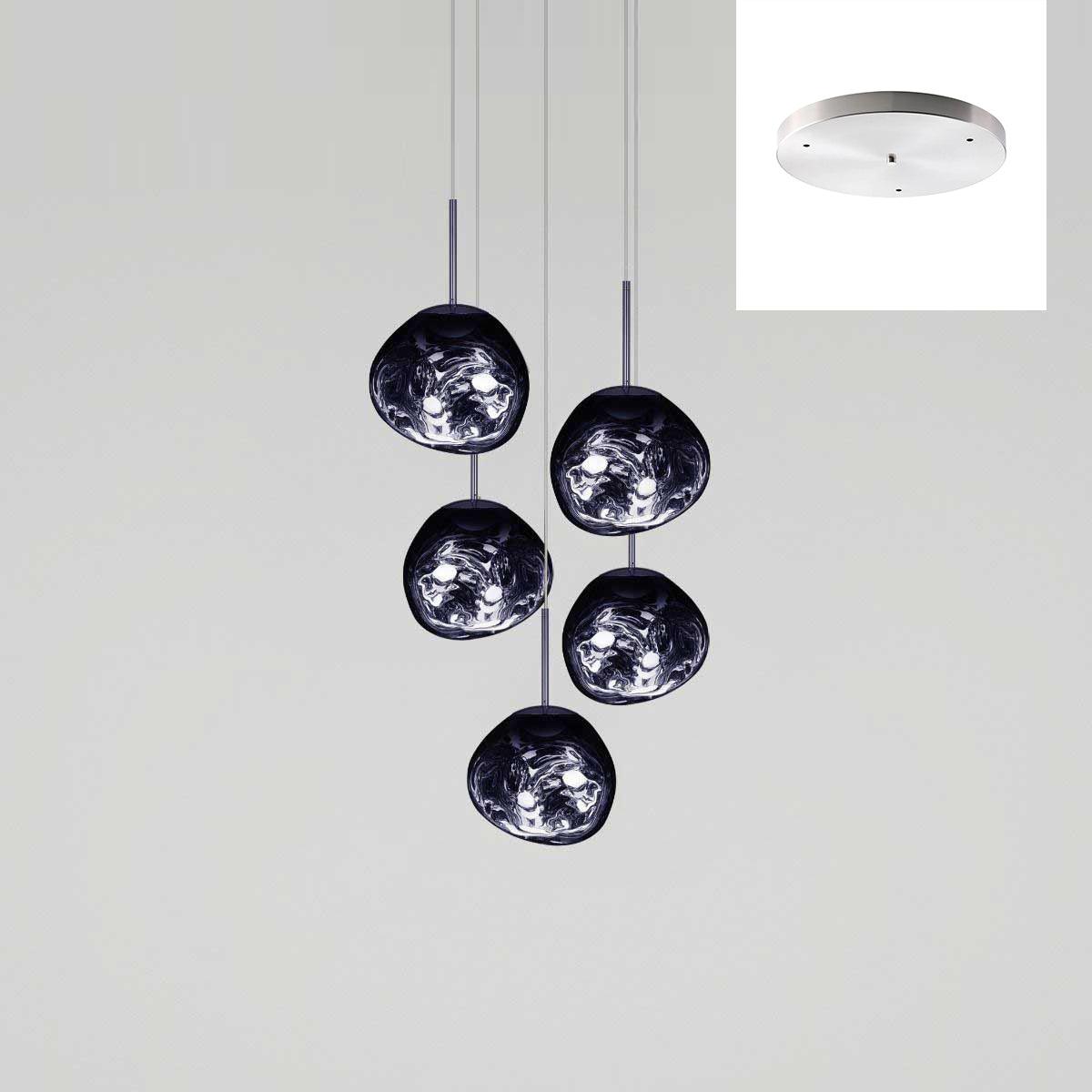 Multi Lava Round Pendant Lamp