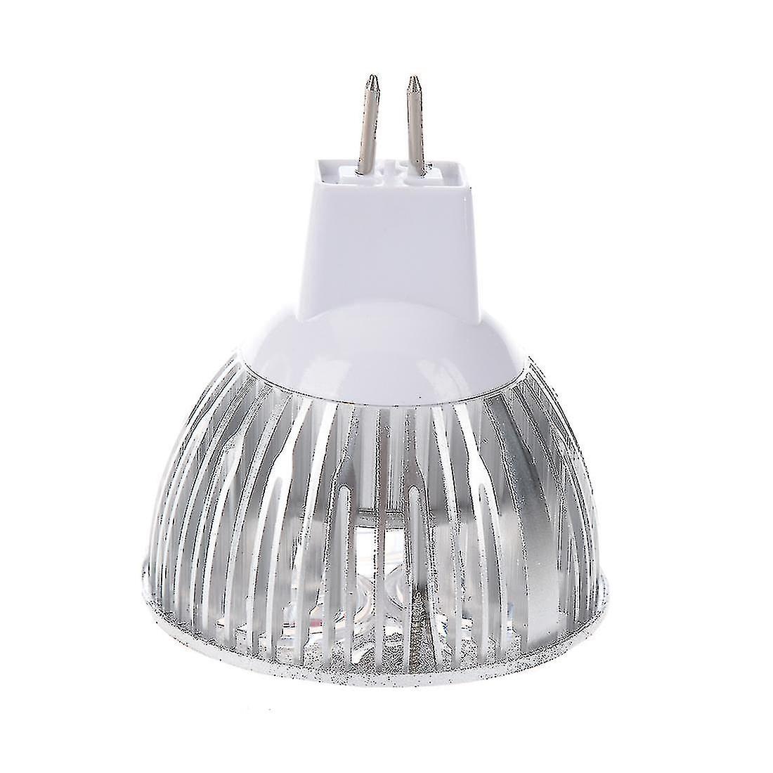 3w 12-24v Mr16 Warm White 3 Led Light Spotlight Lamp Bulb Only - -