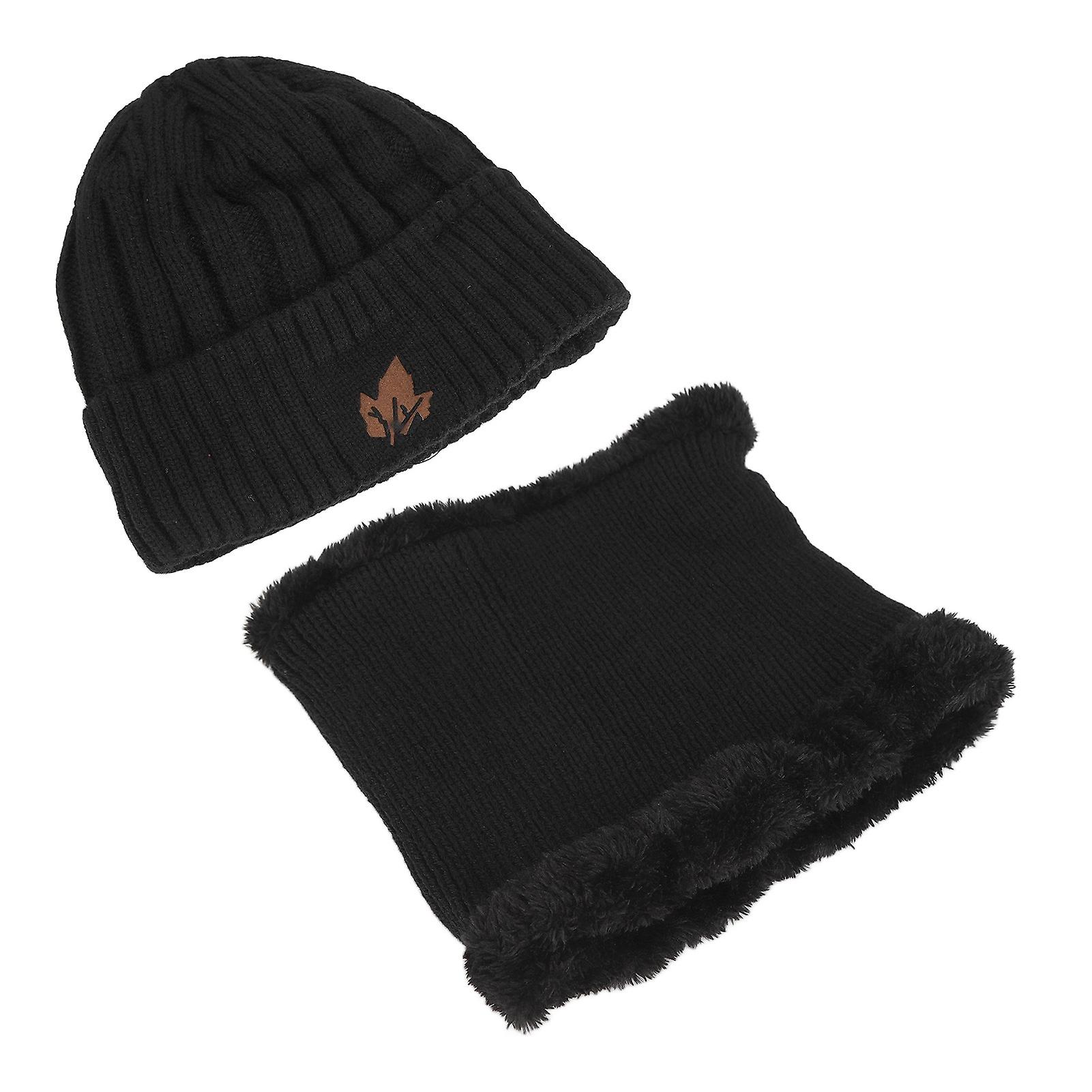 Electric Warm Heated Hat Skin Friendly Warm Rechargeable Battery Heat Hat For Winter Skiingblack