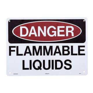 Lynch Sign 14 in. x 10 in. Danger Flammable Liquids Sign Printed on More Durable Thicker Longer Lasting Styrene Plastic DS- 19