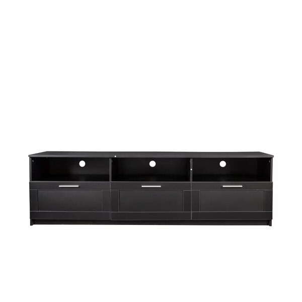 TV cabinet 80 inch TV stand， open locker Living Room Bedroom - 73 inches