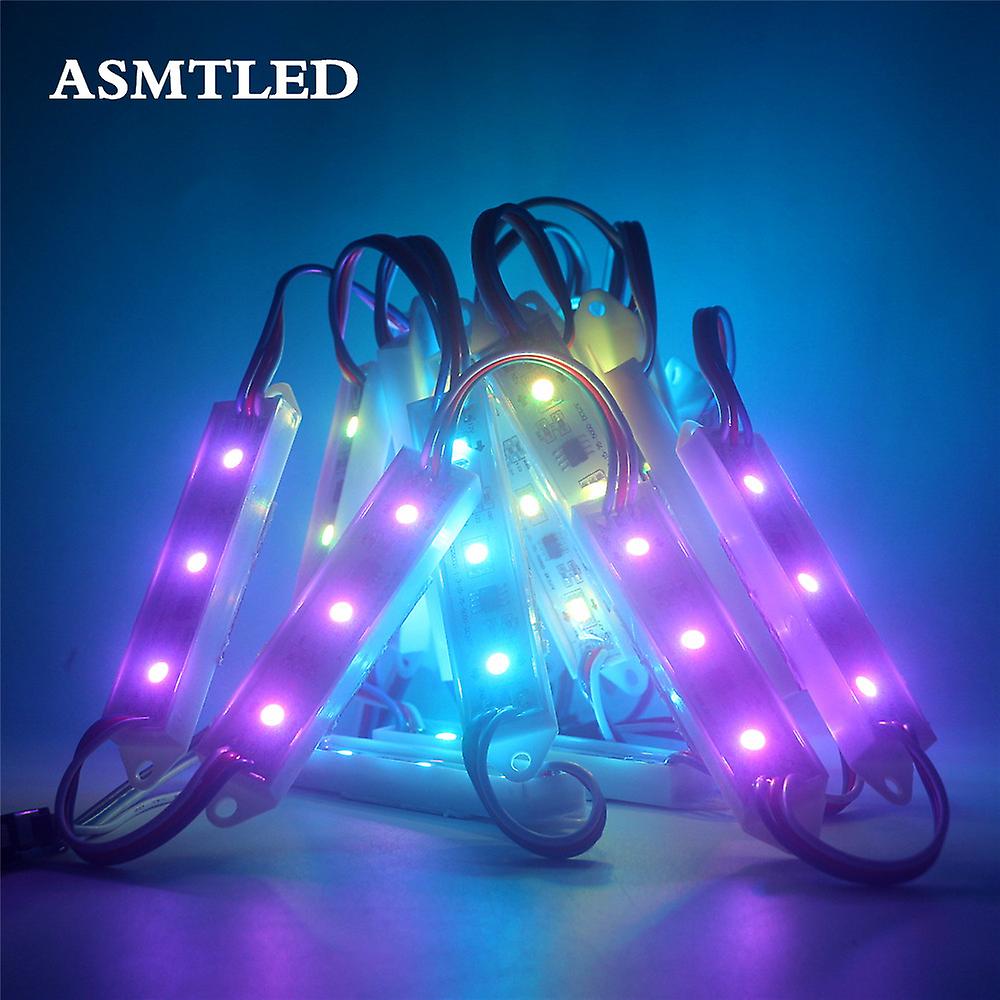 Led Module 5050 3 Led Dc12v Waterproof Advertisement Design Led Modules Ws2811 Pixel Rgb Color Super Bright Lighting 20pcs/lot