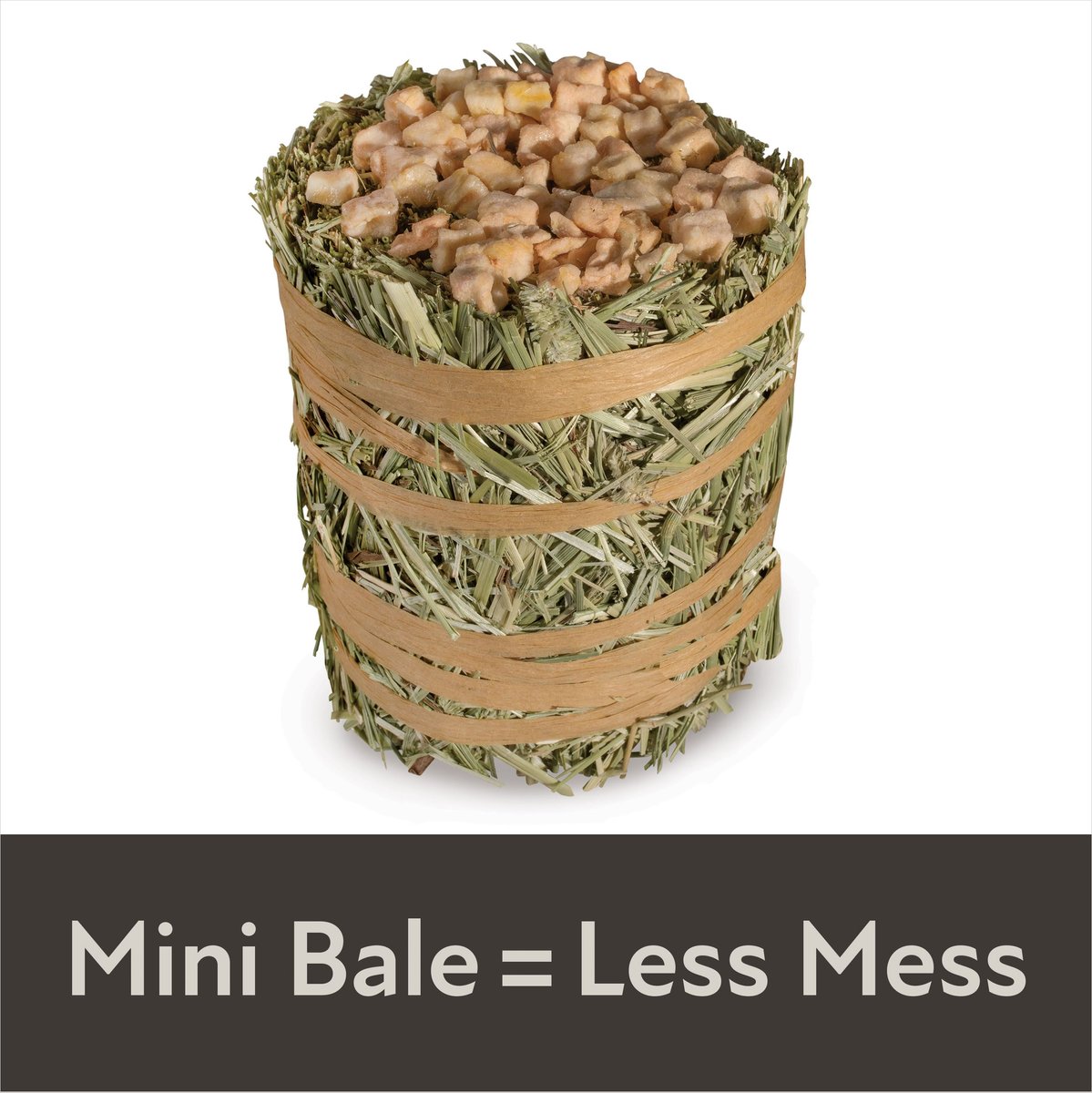 Field+Forest by Kaytee Mini Hay Bales Apple Small Pet Hay， 3.5-oz bag