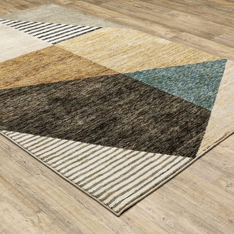 StyleHaven Sutton Contemporary Geo Triangle Rug