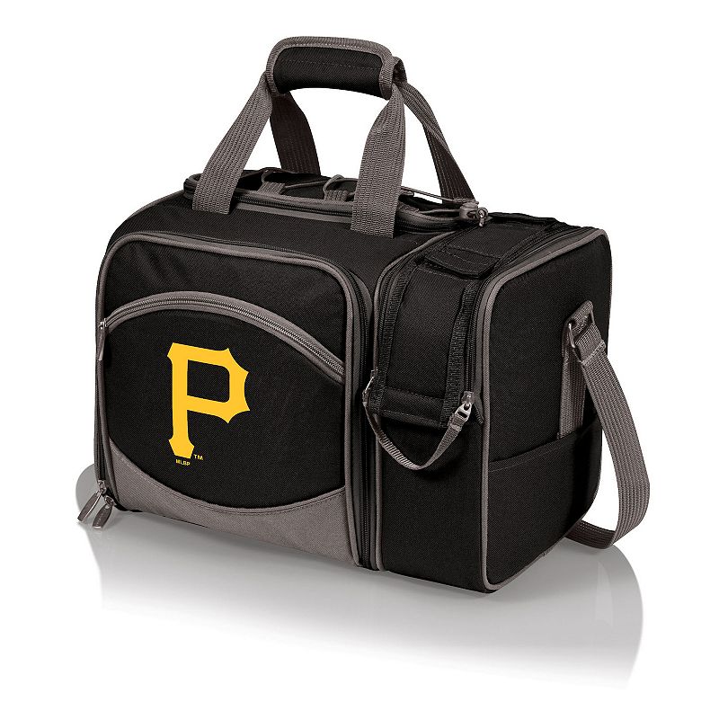 Picnic Time Pittsburgh Pirates Malibu Picnic Basket Cooler Set