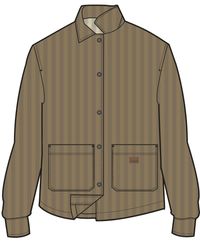 Flint Corduroy Overshirt - Biscuit