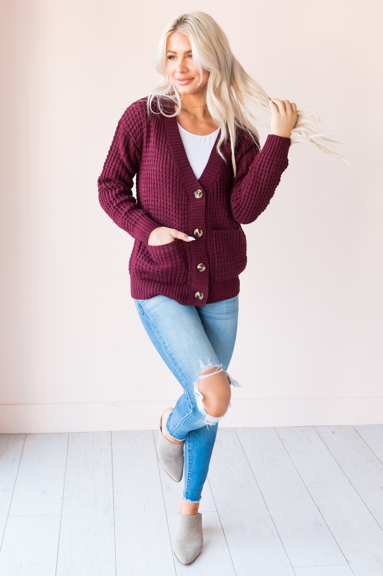 Autumn is Calling Button Up Cardigan