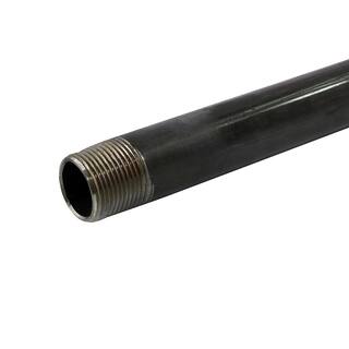 The Plumber's Choice 1-14 in. x 36 in. Black Steel Pipe 1136PBL