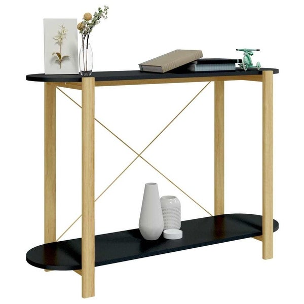 Console Table Black 43.3