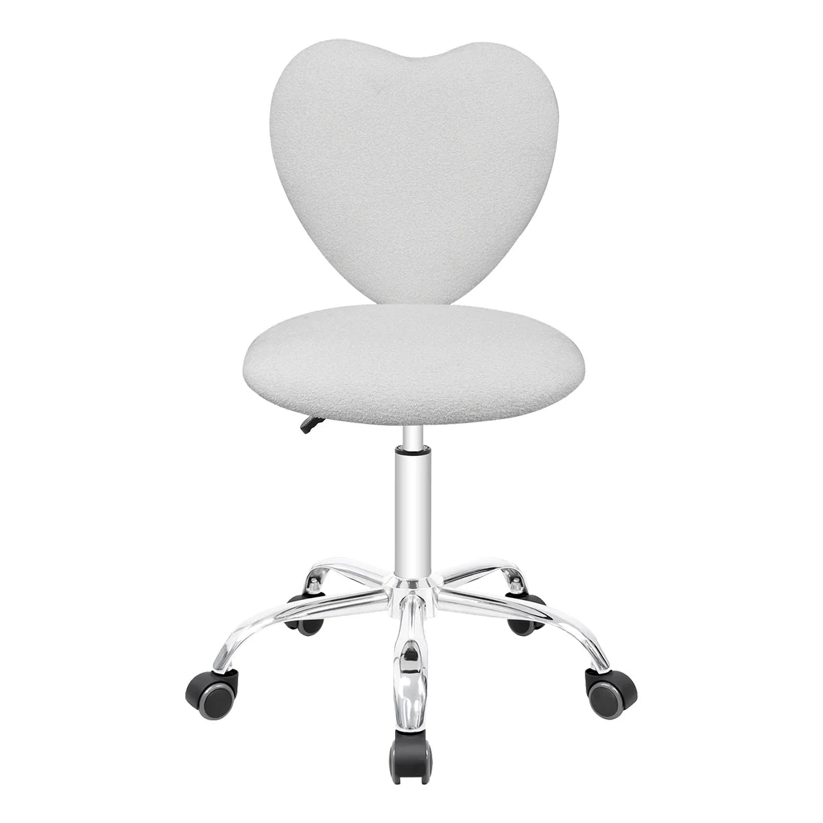 IVFS-IPS204-VBLK | Heart Swivel Vanity Chair