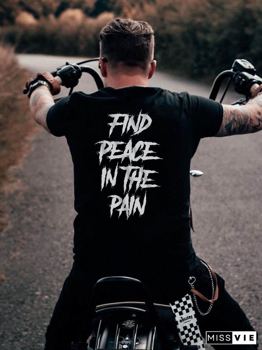 Find Peace In The Pain Printed T-Shirt