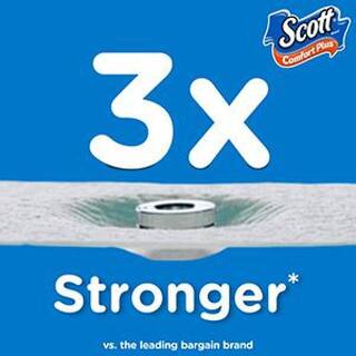 Scott Mega Roll Comfort Plus Toilet Paper (425 Sheets Per Roll 12 Rolls Per-Pack) (4 Pack of 12 Rolls per Pack) 54245