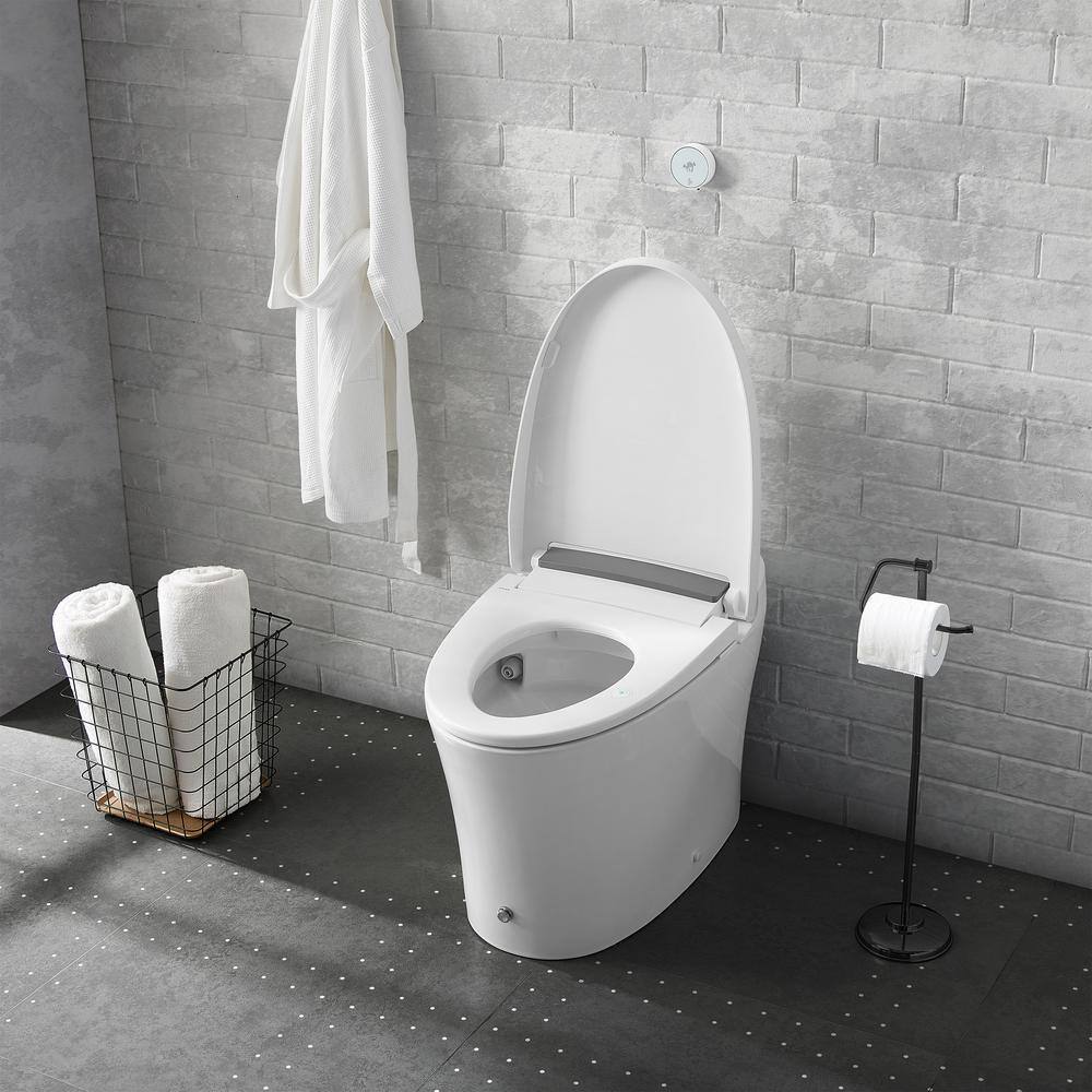 Swiss Madison Hugo Intelligent Tankless Elongated Toilet Touchless Vortex Dual-Flush 1.11.6 gpf SM-ST040