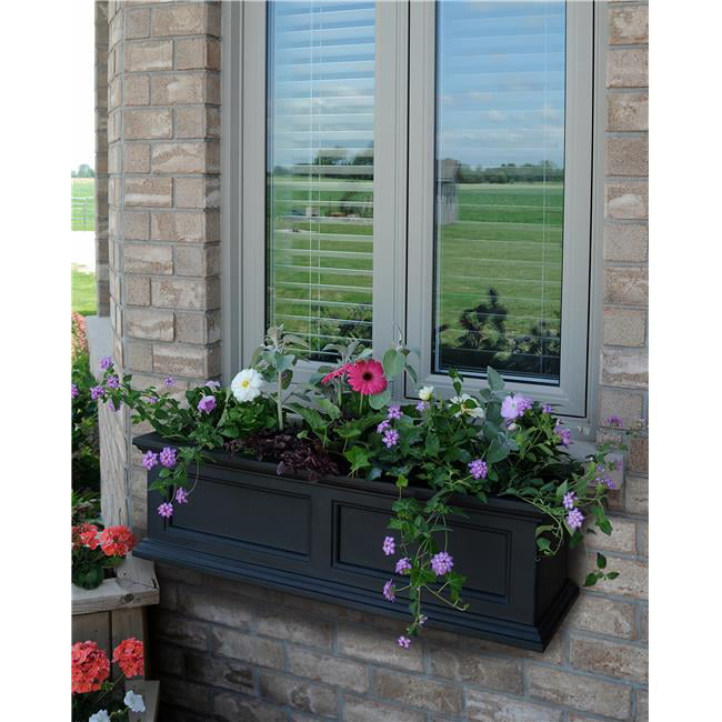 Mayne 36-Inch Rectangle Polyethylene Fairfield Window Box