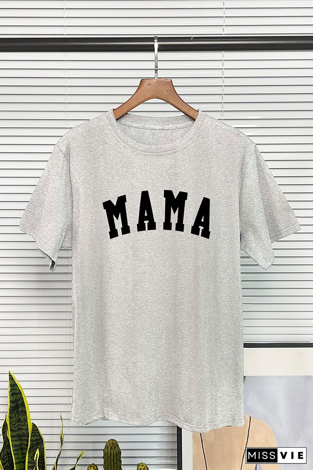 Mama Print Oversize Graphic Tee