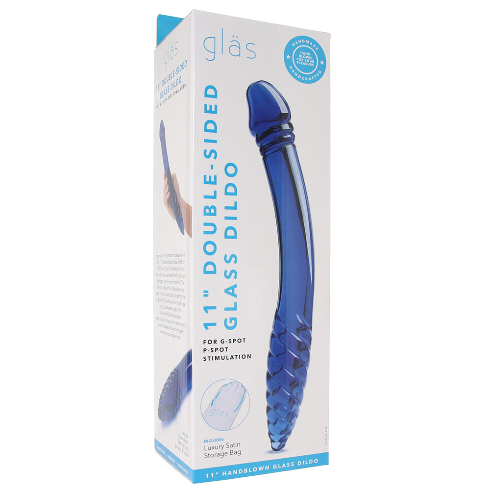 gläs 11 Inch Double-Sided G-Spot Dildo