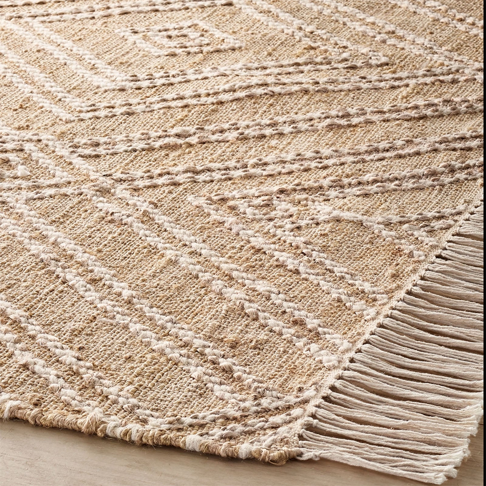 300X200 Cm Handmade Rug Jute Jh-2698-Xl