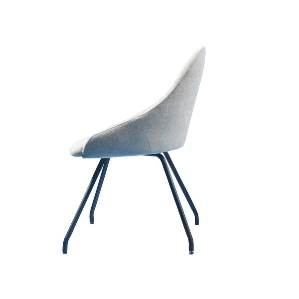 Ice Harmony Upholstery Dining Chair with Round Legs (Set of 2) - 22
