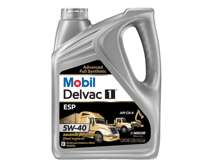 Mobil Delvac 1 ESP Heavy Duty Full Synthetic Diesel Engine Oil 5W-40， 1 Gal. - 122271