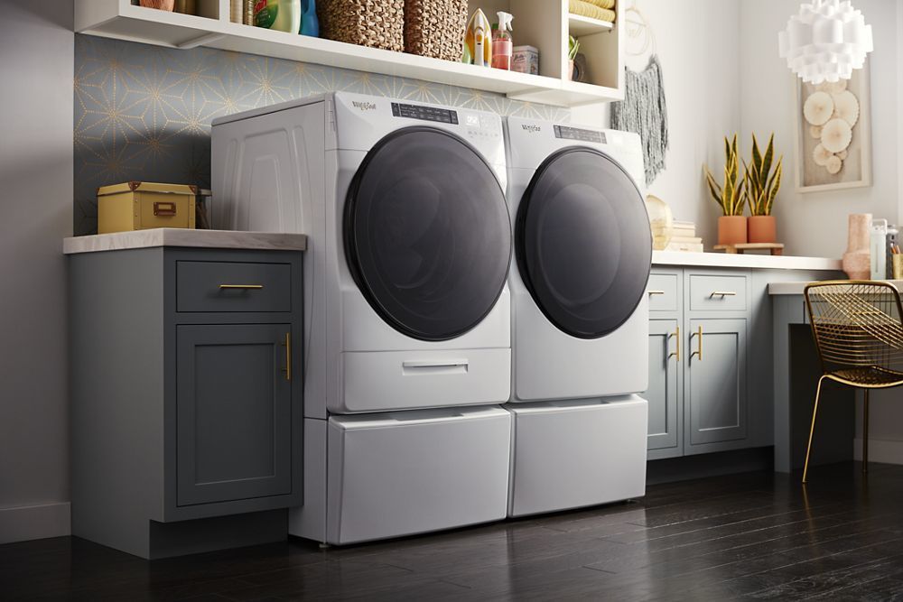 Whirlpool WED6620HW 7.4 Cu. Ft. Front Load Electric Dryer With Steam Cycles