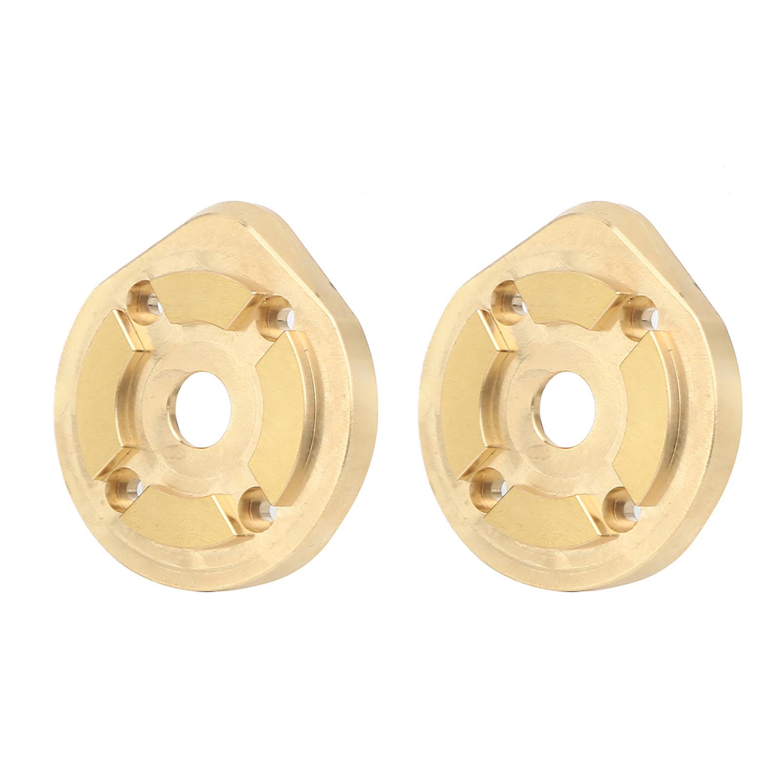 1 Pair Rc Front Rear Brass Balance Weight Portal Drive Housing Cap Fit For Axial Capra1.9