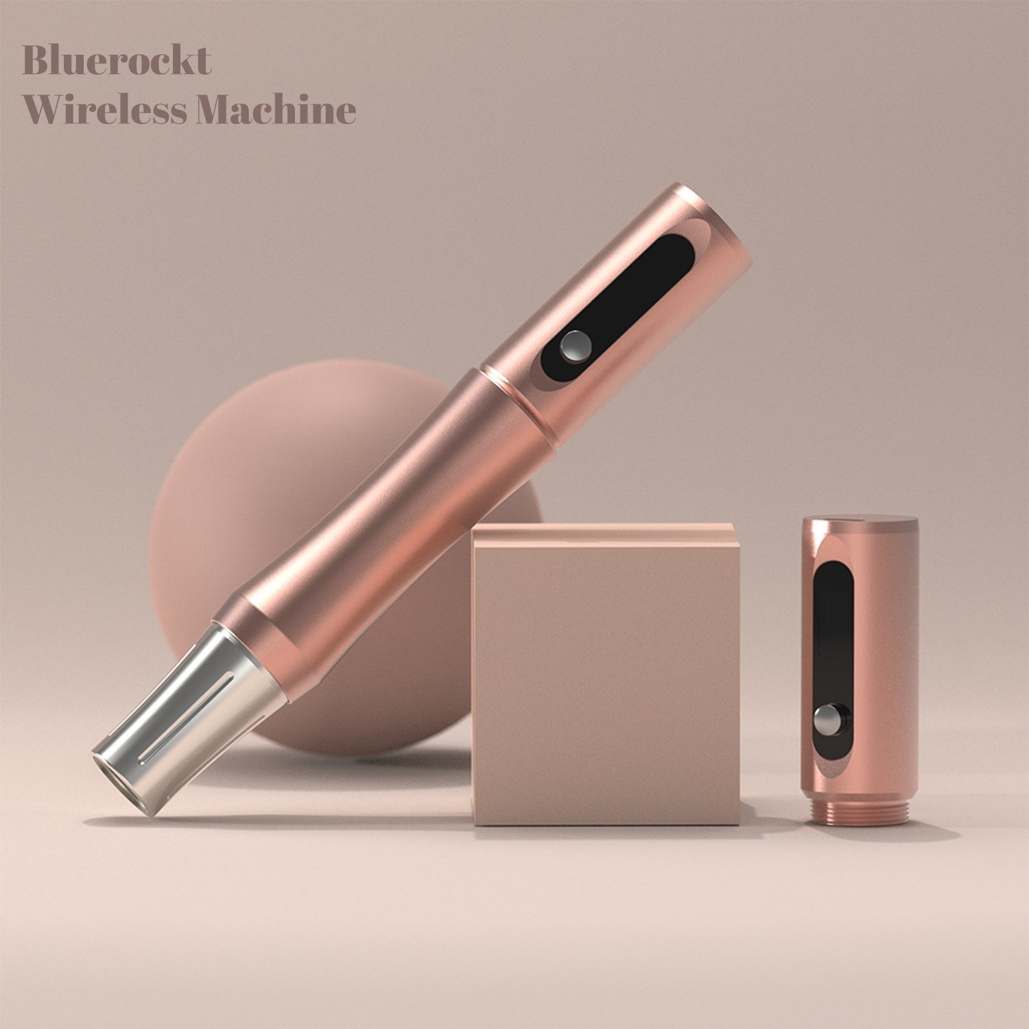 Bluerockt Wireless Permanent Makeup Machine Pen Rose Golden