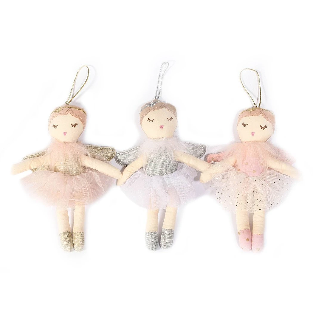 Assorted Angel Doll Christmas Ornaments by Mon Ami