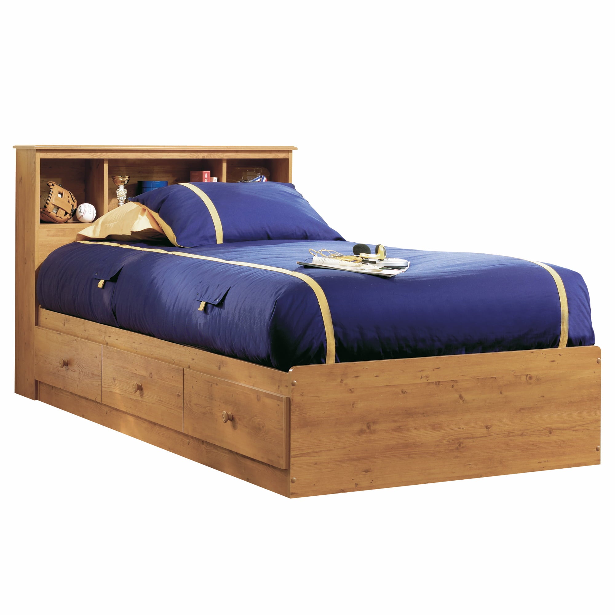 South Shore Little Treasures 3-Drawer Storage Bed, Twin, Country Pine