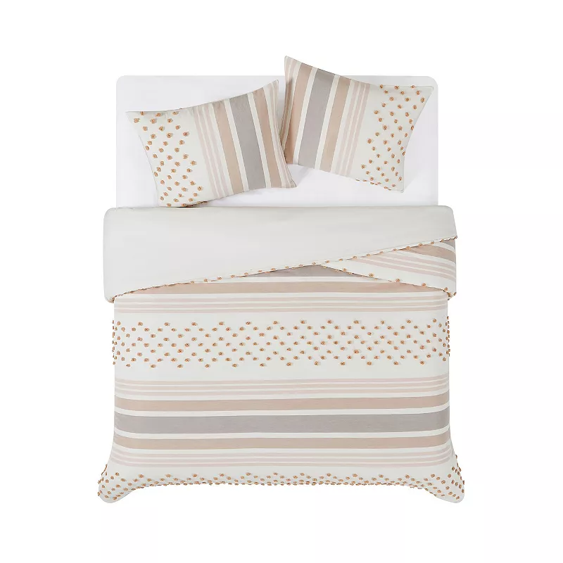 Brooklyn Loom Mia Tufted Texture Comforter Set with Shams