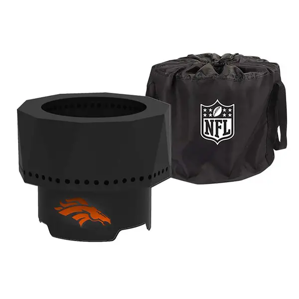 Blue Sky Denver Broncos Ridge Smokeless Fire Pit