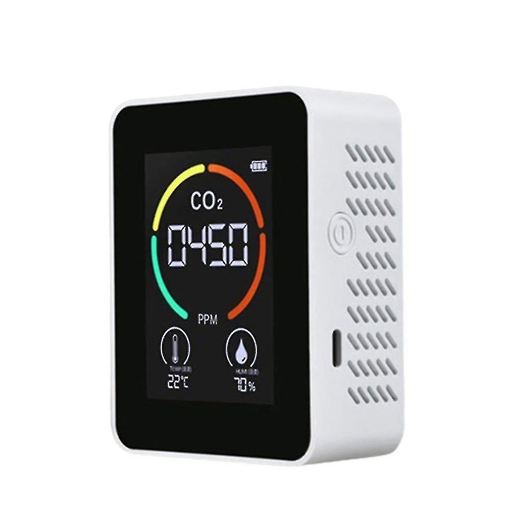 Co2 Detector Portable Gas Concentration Detection Air Temperature Humidity Equipment Sensor Accurate Digital Display Detector