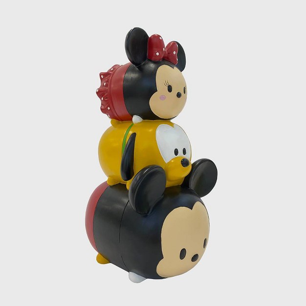 Tsum Tsum Polyester Garden Statue With Mickey Mouse Minnie Mouse And Pluto