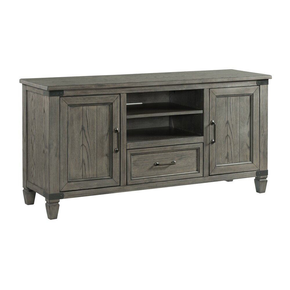 The Gray Barn Georgia Brushed Pewter 60 inch Media Console