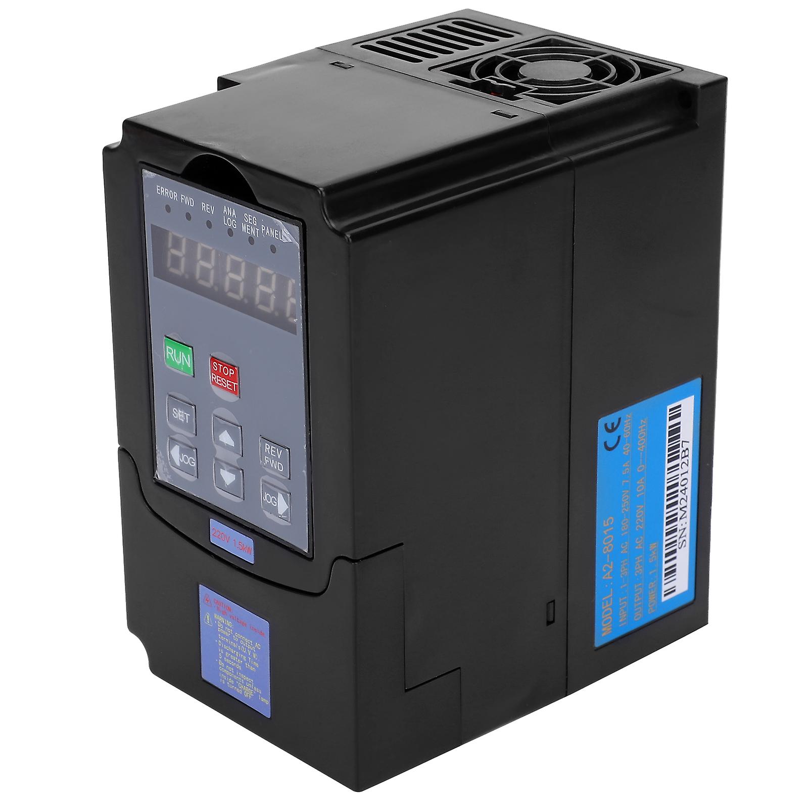 Variable Frequency Inverter 1/3 Phase Input Ac180-250v 3phase Output 220v A2-8015 1.5kw