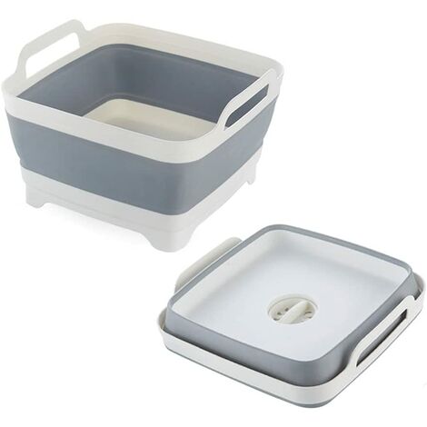 Egebert Foldable Dish Basin, Camping Deviant Bowl Portable Foldable Sink/Kitchen Sink ideal for Camping, Caravans