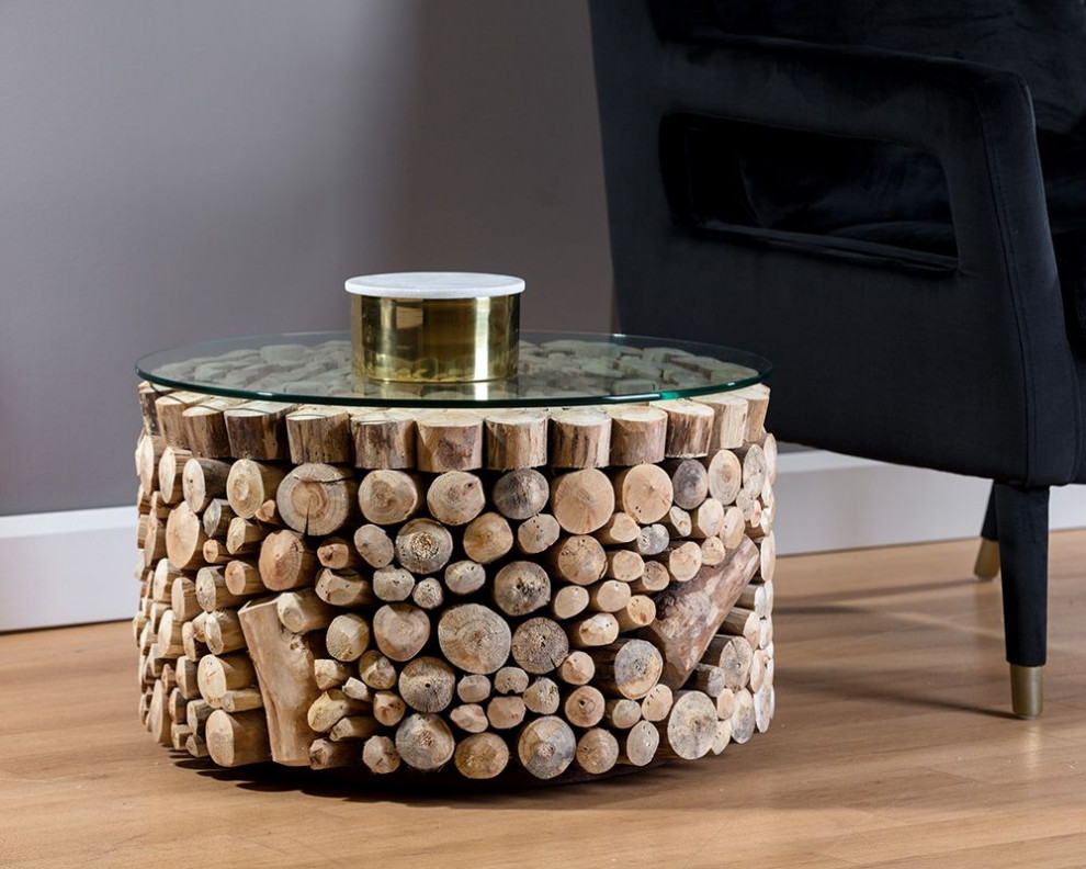 Bickford Side Table   Rustic   Side Tables And End Tables   by Sunpan Modern Home  Houzz