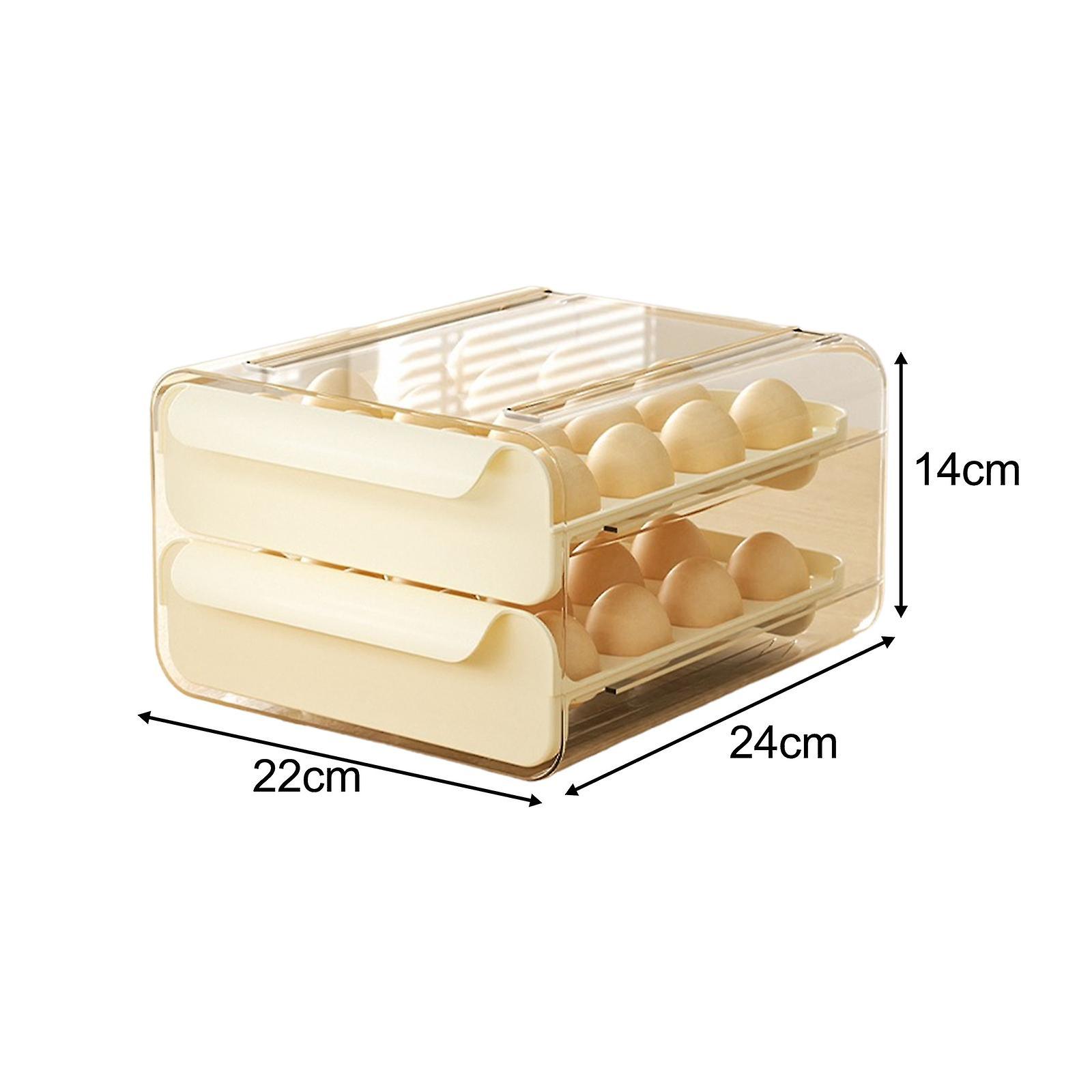 Egg Holder Holds 32 Eggs Eggs Container For Refrigerator Countertop Cupboard