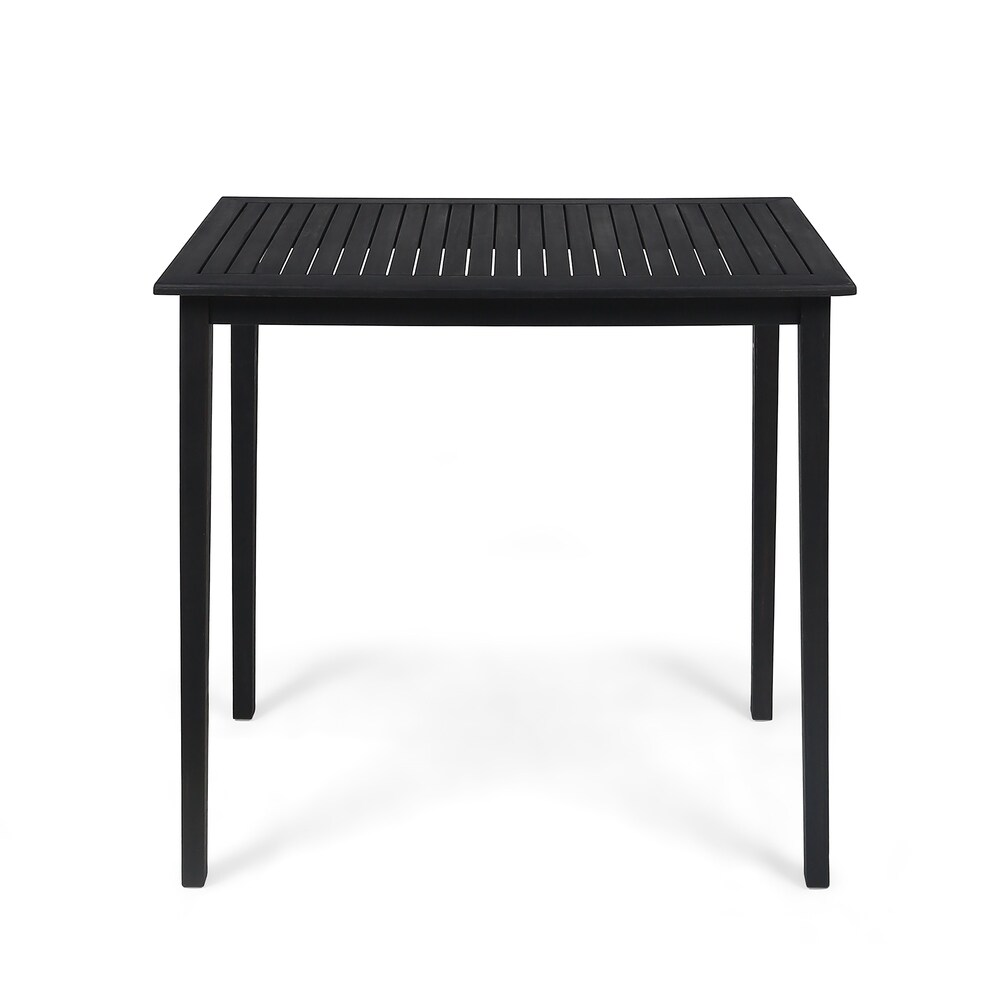 Polaris Outdoor Minimalist Acacia Wood Bar Table by Christopher Knight Home   26.00\