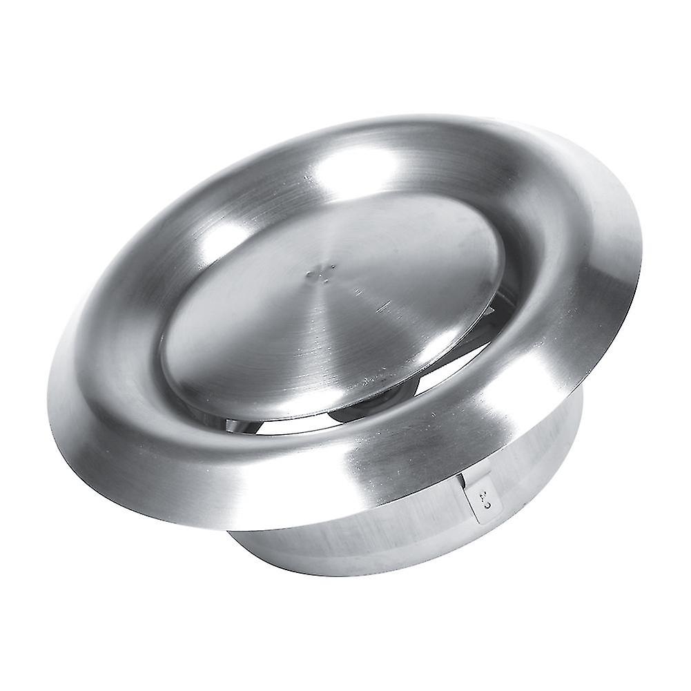 Adjustable Wall Ceiling Home Stainless Steel Air Vent Round Ventilation Duct Cover (100mm)