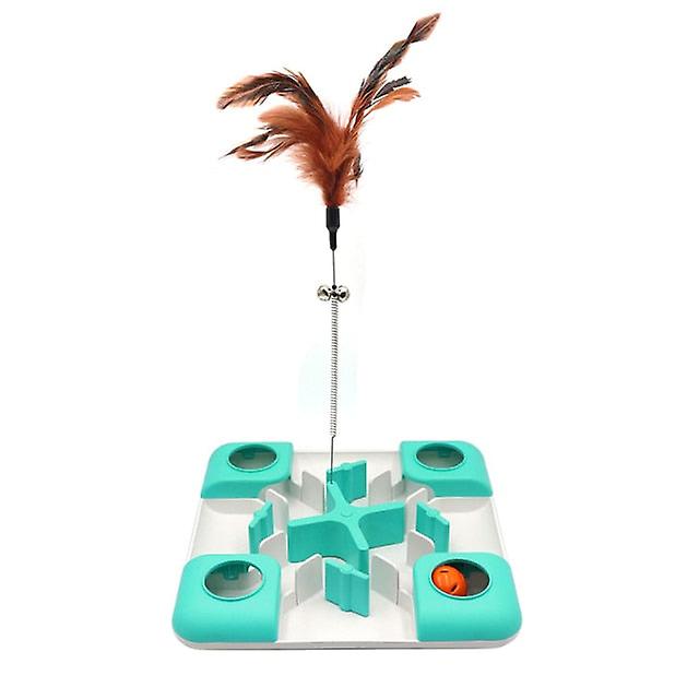 Cat treat puzzle slow feeder toys