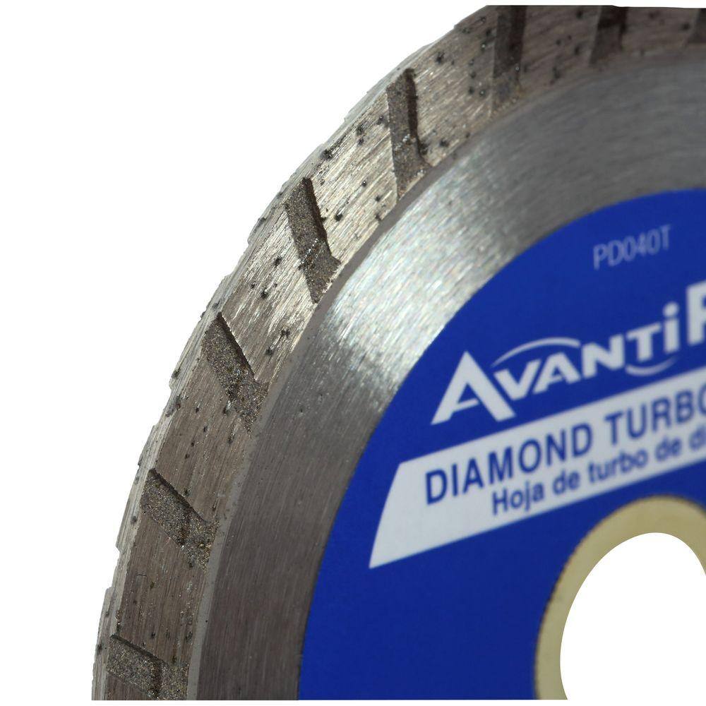 Avanti Pro 4 in. Turbo Diamond Blade HD-T40S8