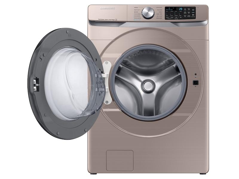 Samsung WF45B6300AC 4.5 Cu. Ft. Large Capacity Smart Front Load Washer With Super Speed Wash In Champagne