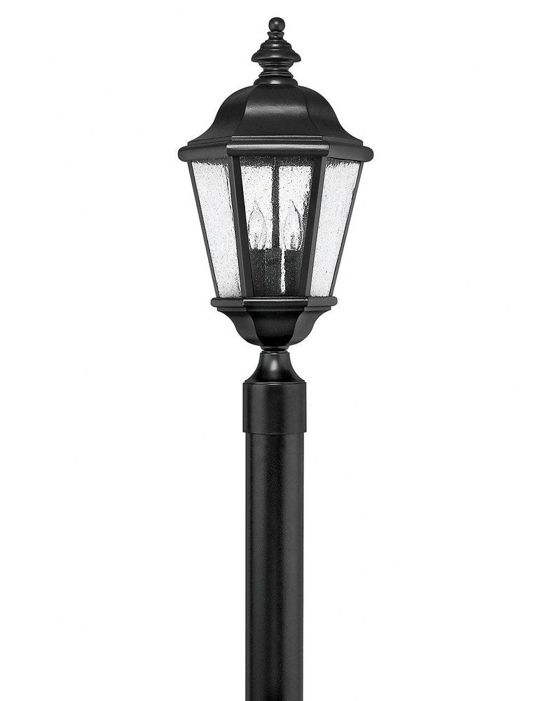 3 Light Large Outdoor Low Voltage Post Top or Pier Mount Lantern in Traditional Style 10 inches Wide By 21.25 inches High-Black Finish-E26 Medium