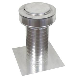 Active Ventilation 6 in. Dia Keepa Vent an Aluminum Roof Vent for Flat Roofs KV-6